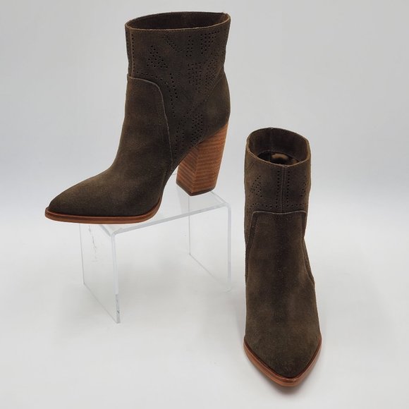 Vince Camuto - Suede Western Bootie - NWOT - Picture 6 of 15